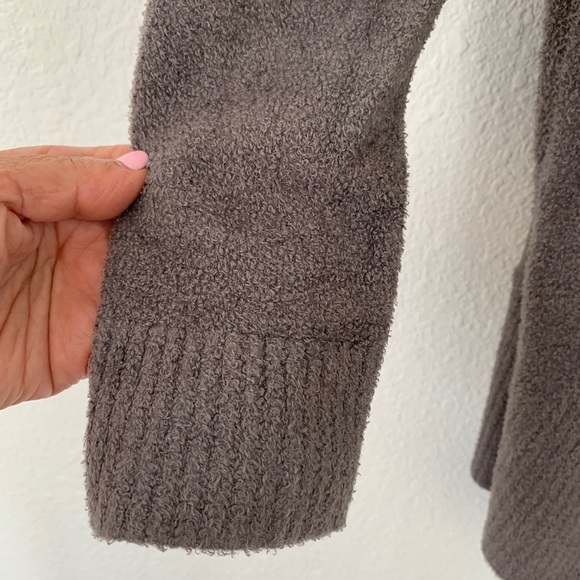 BAREFOOT DREAMS CozyChic Lite cardigan gray color M. - Picture 11 of 12